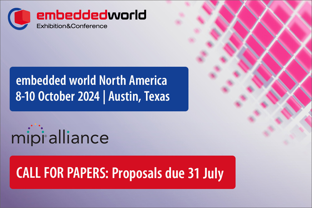 MIPI sessions at embedded world North America 2024